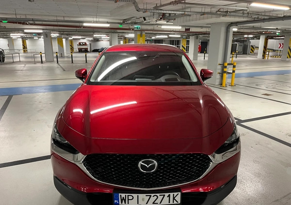 Mazda CX-30 cena 149000 przebieg: 6700, rok produkcji 2022 z Warszawa małe 277